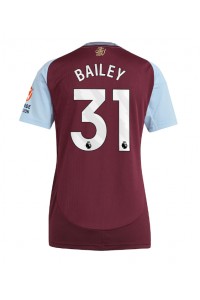 Fotbalové Dres Aston Villa Leon Bailey #31 Dámské Domácí Oblečení 2024-25 Krátký Rukáv